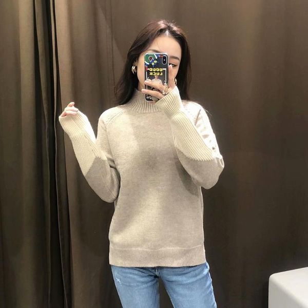 women's sweaters 2021 autumn women knitted sweater patchwork long sleeve turtleneck pullover female fashion casual clothes, White;black
women's sweaters 2021 autumn women knitted sweater patchwork long sleeve turtleneck pullover female fashion casual clothes, White;black