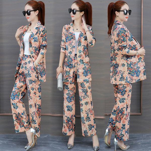 women's suits & blazers autumn print blazer+straight pants two-piece suit office lady set fashion blazer temperament pant, White;black
women's suits & blazers autumn print blazer+straight pants two-piece suit office lady set fashion blazer temperament pant, White;black