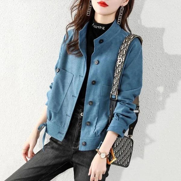 women's jackets 2021 spring autumn jacket woman fashion loose single-breasted windbreaker casaco feminino short coat female, Black;brown
women's jackets 2021 spring autumn jacket woman fashion loose single-breasted windbreaker casaco feminino short coat female, Black;brown