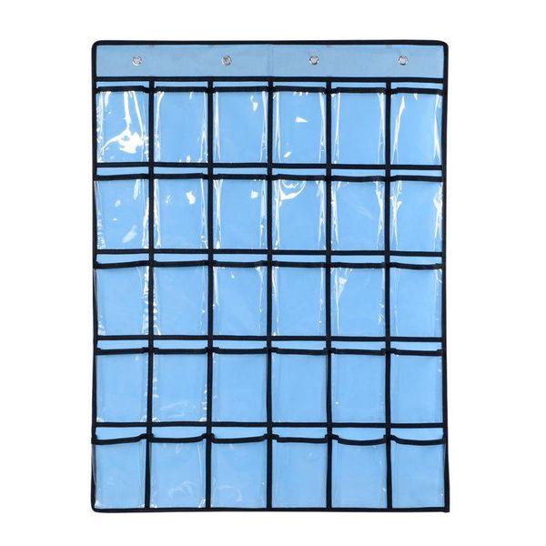 pockets household clear hanging bag phone jewelly key classroom organizer card storage room door back for dorm boxes & bins 
pockets household clear hanging bag phone jewelly key classroom organizer card storage room door back for dorm boxes & bins