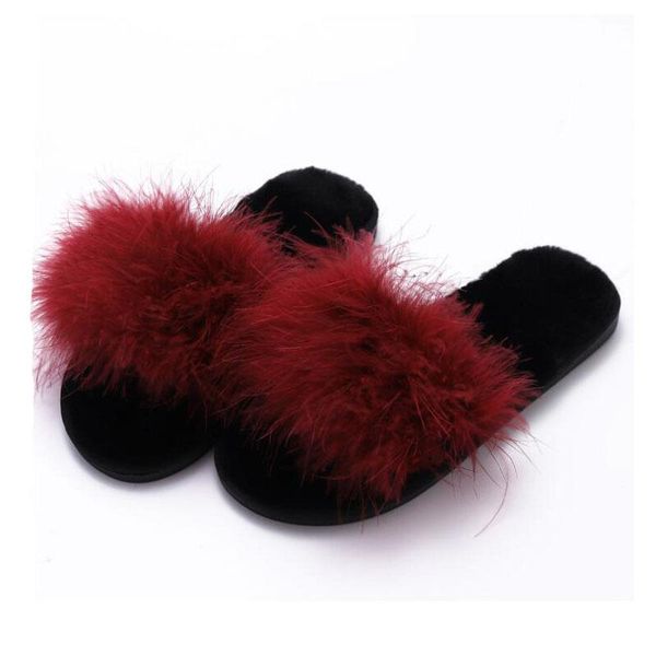 slippers fashion ladies plush warm ostrich hair furry slides women's winter home soft shoes elegant solid color flip flops, Black
slippers fashion ladies plush warm ostrich hair furry slides women's winter home soft shoes elegant solid color flip flops, Black