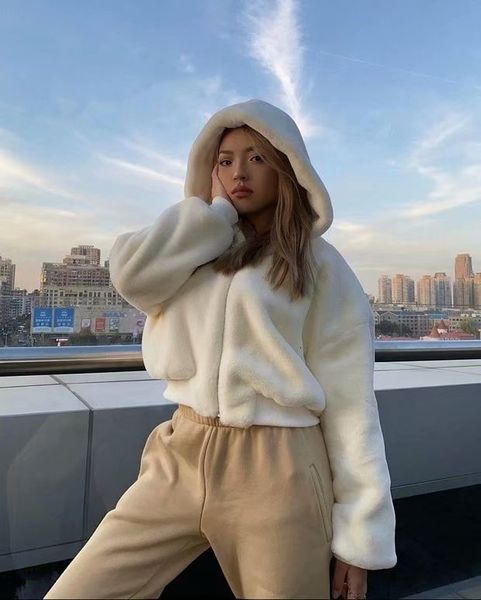 women's jackets women thick zipper fur long sleeve coat jacket hoodie clothing fashion plush autumn winter streetwear, Black;brown
women's jackets women thick zipper fur long sleeve coat jacket hoodie clothing fashion plush autumn winter streetwear, Black;brown