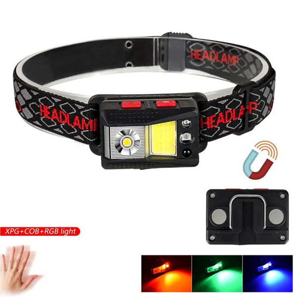 induction xpg+cob+rgb led headlamp built-in inductive sensor rechargeable headlight with usb charging cable for running headlamps
induction xpg+cob+rgb led headlamp built-in inductive sensor rechargeable headlight with usb charging cable for running headlamps