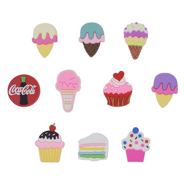 30pcs cartoon ice cream cake 10 types charms shoe accessories diy shoes decoration for croc jibz kids favor x-mas gift, Bronze;silver
30pcs cartoon ice cream cake 10 types charms shoe accessories diy shoes decoration for croc jibz kids favor x-mas gift, Bronze;silver