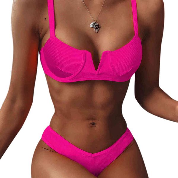 2021 summer v cut bikini set push-up padded bra swimsuit beachwear women's bather neon orange swimwear high leg beachwear, White;black
2021 summer v cut bikini set push-up padded bra swimsuit beachwear women's bather neon orange swimwear high leg beachwear, White;black