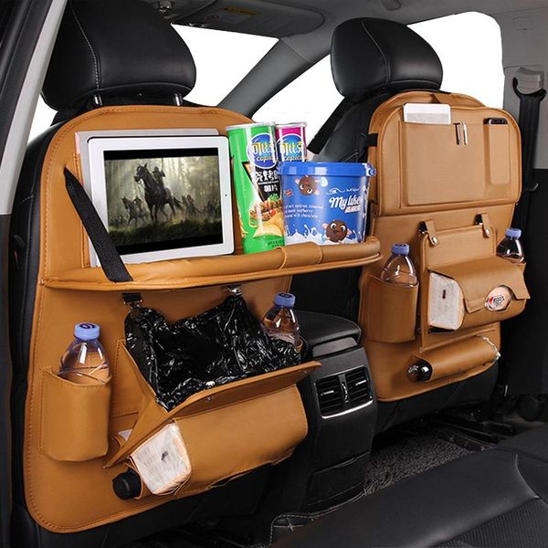 car organizer seat pu leather storage bag with trash can foldable dining table accessories
car organizer seat pu leather storage bag with trash can foldable dining table accessories