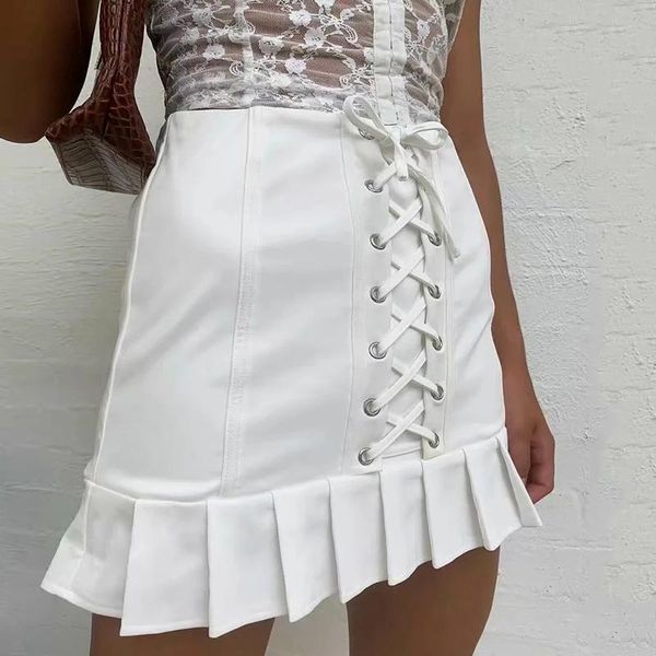 skirts lace up white skirt bandage bodycon party club chic mini women black summer autumny2k punk 2021
skirts lace up white skirt bandage bodycon party club chic mini women black summer autumny2k punk 2021