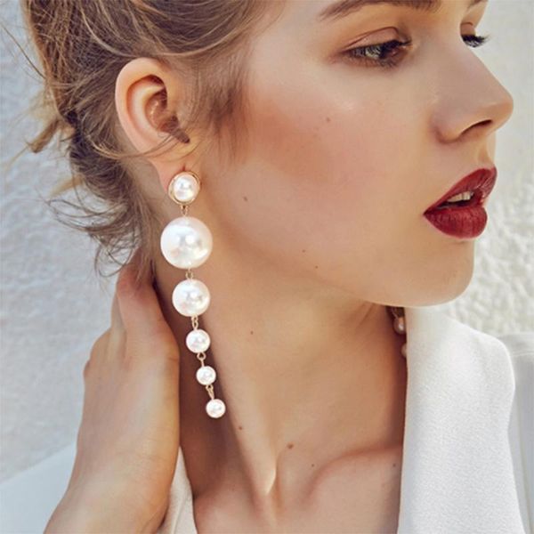 dvacaman multilayers simulated pearl beads drop earrings women charm bohemian party exaggerated long vintage jewelry dangle & chandelier, Silver
dvacaman multilayers simulated pearl beads drop earrings women charm bohemian party exaggerated long vintage jewelry dangle & chandelier, Silver