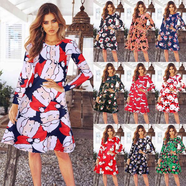 casual dresses women xmas autumn winter elegant o neck long sleeve santa claus print vintage christmas family party ladies dress 7mio, Black;gray
casual dresses women xmas autumn winter elegant o neck long sleeve santa claus print vintage christmas family party ladies dress 7mio, Black;gray