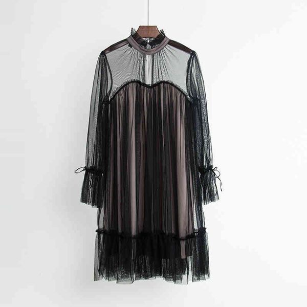 khaki black mesh lace sweet ball gown full long puff sleeve stand collar knee length dress elegant autumn party d0244 210514, Black;gray
khaki black mesh lace sweet ball gown full long puff sleeve stand collar knee length dress elegant autumn party d0244 210514, Black;gray