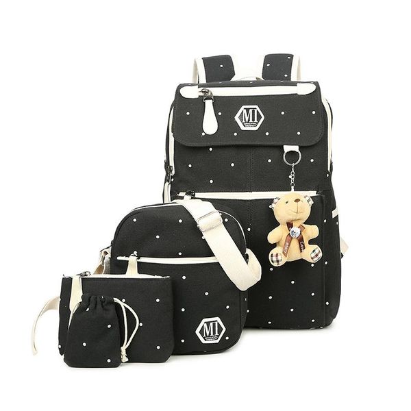 backpack women canvas 4pcs/set school backpacks college schoolbag fashion plecak for teenager girl and boys rucksack moclila shoulder bag
backpack women canvas 4pcs/set school backpacks college schoolbag fashion plecak for teenager girl and boys rucksack moclila shoulder bag