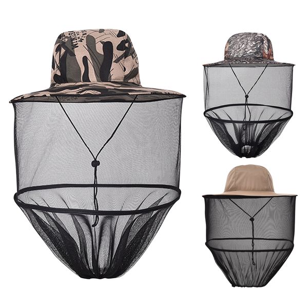 camouflage fishing hat beekeeping insects net prevention cap mesh sunscreen fishing cap outdoor sunshade neck head cover, Blue;gray
camouflage fishing hat beekeeping insects net prevention cap mesh sunscreen fishing cap outdoor sunshade neck head cover, Blue;gray