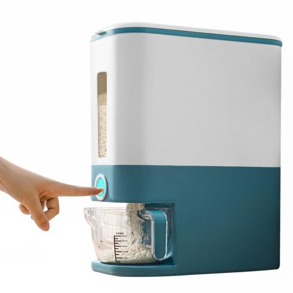 storage bottles & jars smart rice box push-type bucket sealed large-capacity household quantitative grains tank
storage bottles & jars smart rice box push-type bucket sealed large-capacity household quantitative grains tank