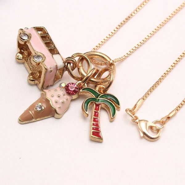 cute diy baby chain necklace with bus/ice-cream pendant gold color necklaces jewelry for kids girls party gift, Red;brown
cute diy baby chain necklace with bus/ice-cream pendant gold color necklaces jewelry for kids girls party gift, Red;brown