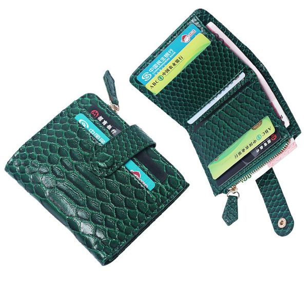 wallets snake women short wallet python pattern leather pocket coin purse bag card, Red;black
wallets snake women short wallet python pattern leather pocket coin purse bag card, Red;black