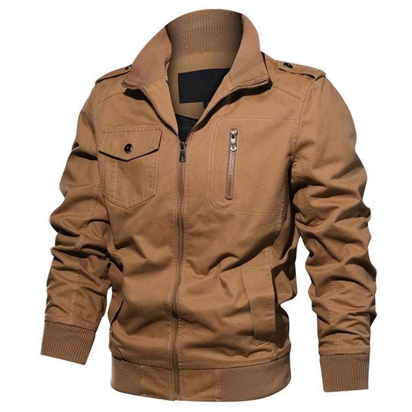 men's jackets autumn military coats cotton army outerwear casual male bomber jacket mens brand clothing 6xl j6t601, Black;brown
men's jackets autumn military coats cotton army outerwear casual male bomber jacket mens brand clothing 6xl j6t601, Black;brown