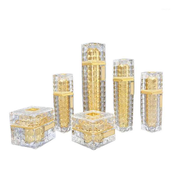 storage bottles & jars 15g 30g 50g luxury square cosmetic acrylic cream jar 40ml 60ml 100ml gold crystal empty spray lotine pump packaging b
storage bottles & jars 15g 30g 50g luxury square cosmetic acrylic cream jar 40ml 60ml 100ml gold crystal empty spray lotine pump packaging b
