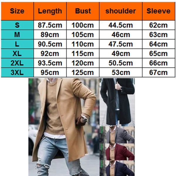 men's trench coats men cotton blends suit design warm handsome casual coat slim fit office jackets drop hsg2, Tan;black
men's trench coats men cotton blends suit design warm handsome casual coat slim fit office jackets drop hsg2, Tan;black