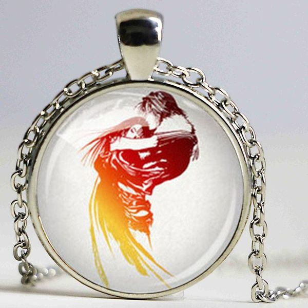 pendant necklaces final fantasy necklace glass dome fashion handmade charms jewelry for men women, Silver
pendant necklaces final fantasy necklace glass dome fashion handmade charms jewelry for men women, Silver