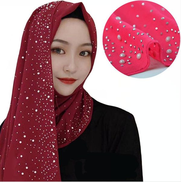 fashion silk chiffon scarf women plain hijab wrap headband diamonds chain pearl gauze kerchief muslim hijab lady shawl dda398
fashion silk chiffon scarf women plain hijab wrap headband diamonds chain pearl gauze kerchief muslim hijab lady shawl dda398