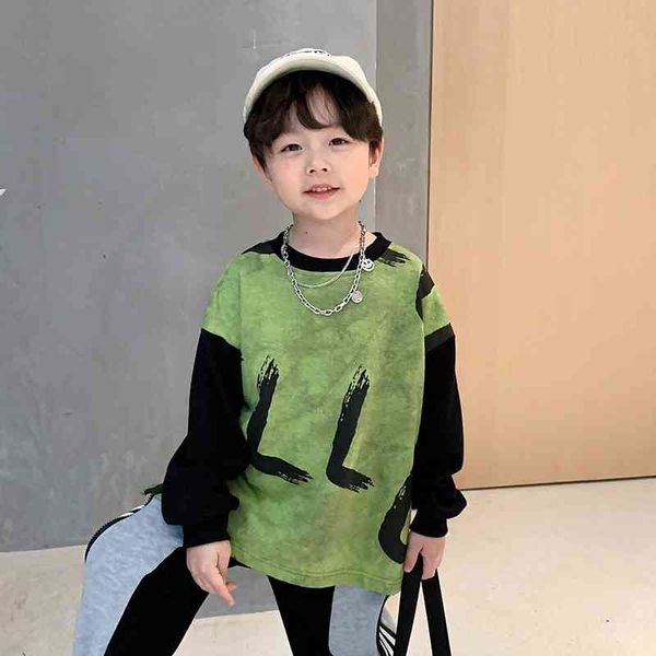 boys' foreign style long sleeve sweater 2021 autumn children's baby korean fashion, Black;white
boys' foreign style long sleeve sweater 2021 autumn children's baby korean fashion, Black;white