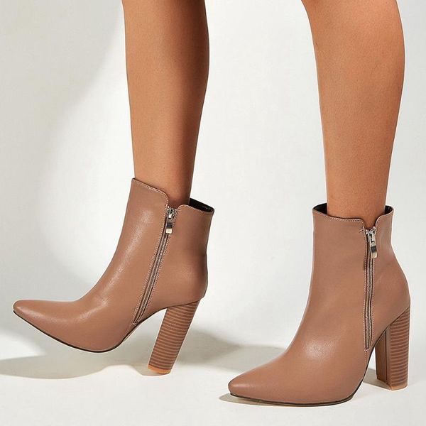 boots ribetrini arrivals elegant stylish pointed toe office lady ankle female high heels chic winter women, Black
boots ribetrini arrivals elegant stylish pointed toe office lady ankle female high heels chic winter women, Black