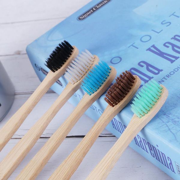 toothbrush 1pc personal environmental bamboo charcoal for oral health low carbon medium soft bristle wood handle
toothbrush 1pc personal environmental bamboo charcoal for oral health low carbon medium soft bristle wood handle