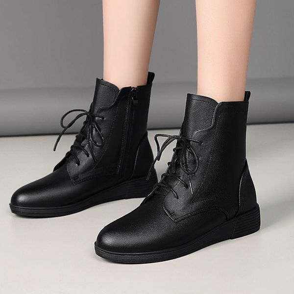 boots brititsh style women soft leather 2021 women's winter natural black color non-slip and fleece woman shoes 91104
boots brititsh style women soft leather 2021 women's winter natural black color non-slip and fleece woman shoes 91104