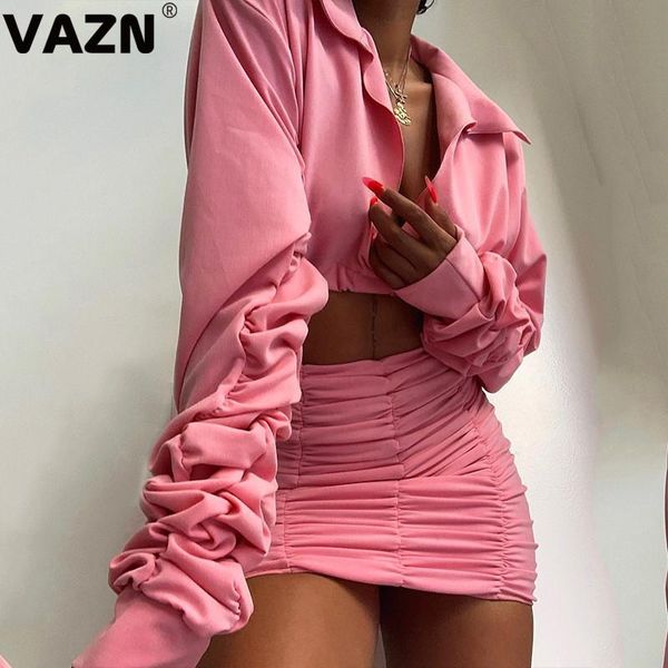 two piece dress vazn fd8406 georgette outfits hollow out club full sleeve solid young mini skirts elastic women 2 set, White
two piece dress vazn fd8406 georgette outfits hollow out club full sleeve solid young mini skirts elastic women 2 set, White