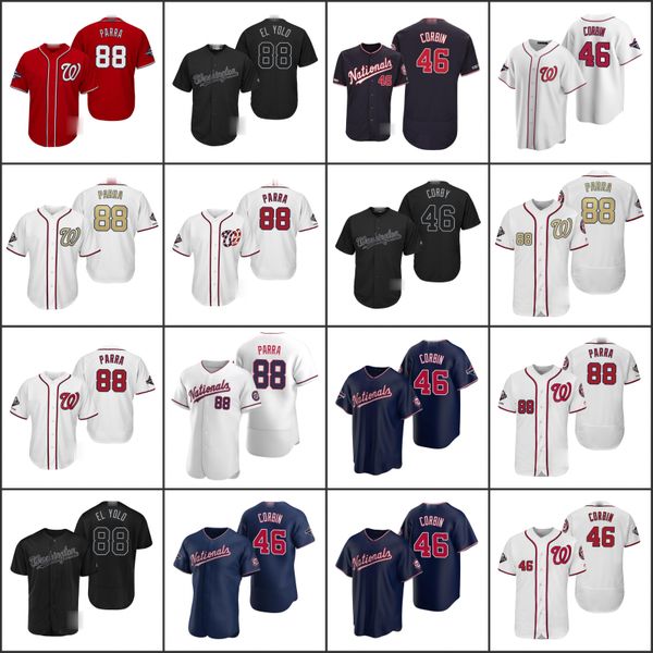 washington nationals men 88 gerardo parra 46 patrick corbin women youthjersey, Black;red
washington nationals men 88 gerardo parra 46 patrick corbin women youthjersey, Black;red