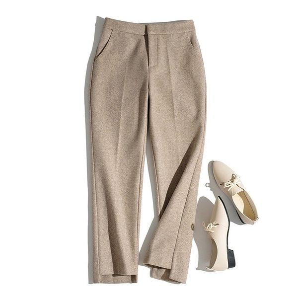 slim spring and autumn women's fashion temperament high waist 9-point pants quality casual 210527, Black;white
slim spring and autumn women's fashion temperament high waist 9-point pants quality casual 210527, Black;white