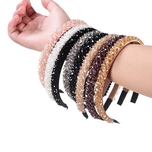 m mism girls shiny luxury rhinestone hair band diamond hair hoop accessories for women crystal headbands ornaments, Golden;white
m mism girls shiny luxury rhinestone hair band diamond hair hoop accessories for women crystal headbands ornaments, Golden;white