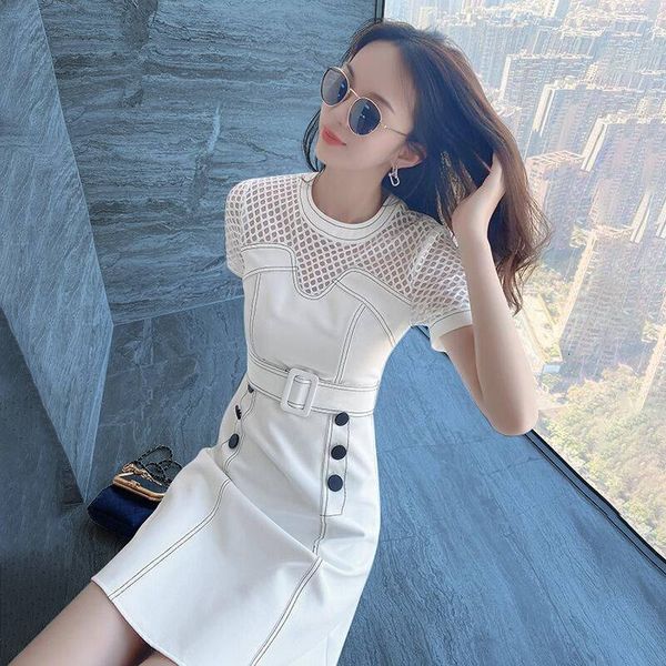 luxury casual dresses small 2021 summer white hollow stitched a-line skirt women's drs, Black;gray
luxury casual dresses small 2021 summer white hollow stitched a-line skirt women's drs, Black;gray