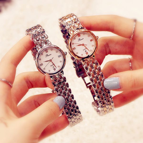 watch fashion and small 2021 women's with diamond calendar quartz waterproof student, Slivery;brown
watch fashion and small 2021 women's with diamond calendar quartz waterproof student, Slivery;brown