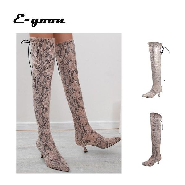 boots gold snake print over the knee women shoes med heels round toe fashion winter pu leather high, Black
boots gold snake print over the knee women shoes med heels round toe fashion winter pu leather high, Black