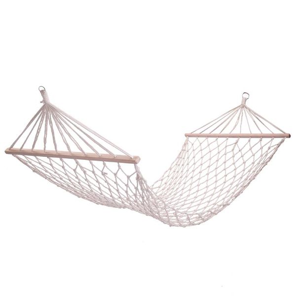 camp furniture polyester hammock wood pole cotton rope portable soft bed with tie white
camp furniture polyester hammock wood pole cotton rope portable soft bed with tie white
