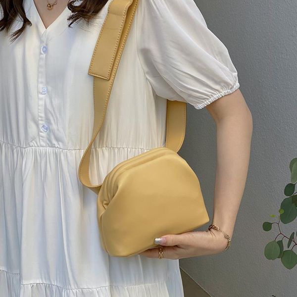 soft wide shoulder strap small steamed bun shape bag women's messenger simple lipstick coin purse card package bags
soft wide shoulder strap small steamed bun shape bag women's messenger simple lipstick coin purse card package bags