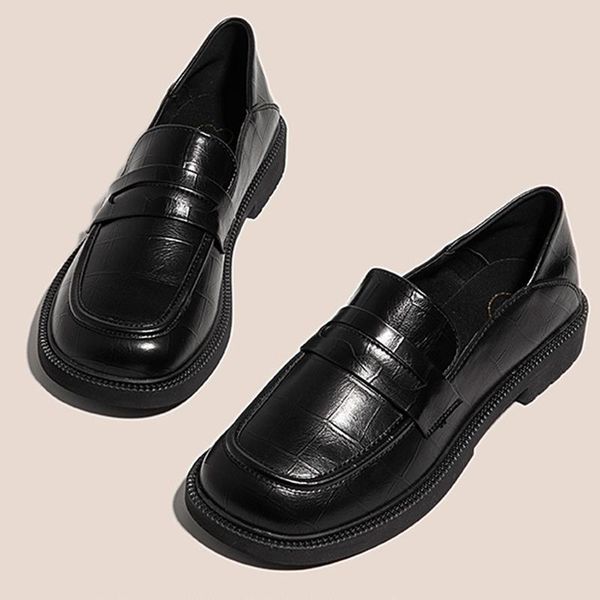 dress shoes 2021 korean version of all-match flat-bottomed loafers women's singles and soft-soled small leather, Black
dress shoes 2021 korean version of all-match flat-bottomed loafers women's singles and soft-soled small leather, Black