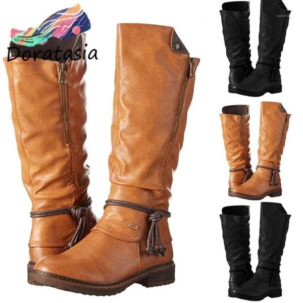 boots doratasia retro women sewing metal zipper low heel mid calf shoes 2021 round toe brand winter, Black
boots doratasia retro women sewing metal zipper low heel mid calf shoes 2021 round toe brand winter, Black