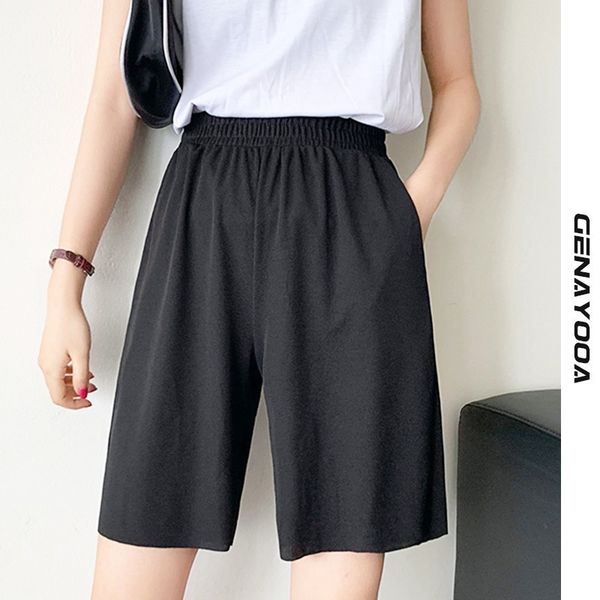 genayooa casual cotton solid biker women fashion koran loose high waist streetwear shorts feminino summer 210417, White;black
genayooa casual cotton solid biker women fashion koran loose high waist streetwear shorts feminino summer 210417, White;black