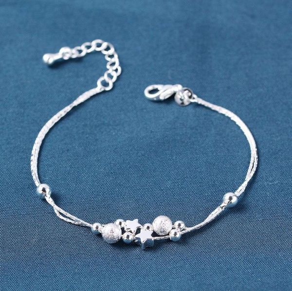 korea silver bracelet frosted star bead taobao, Golden;silver
korea silver bracelet frosted star bead taobao, Golden;silver