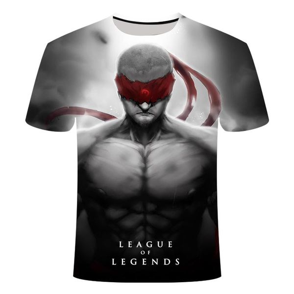 men's t-shirts summer fashion 3d printing t-shirt league of legends game peripheral blind monk lolita, catalina and other clothing, White;black
men's t-shirts summer fashion 3d printing t-shirt league of legends game peripheral blind monk lolita, catalina and other clothing, White;black