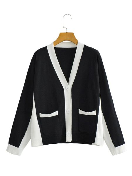 women's knits & tees the europe and united states in autumn wind dress 2021 color matching knitting cardigan sweater, 55190, White
women's knits & tees the europe and united states in autumn wind dress 2021 color matching knitting cardigan sweater, 55190, White