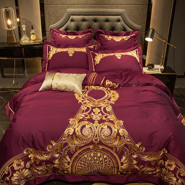 bedding sets luxury 1000tc satin egyptian cotton gold royal embroidery set soft silky duvet cover bed linen/sheet pillowcases 4/6pcs
bedding sets luxury 1000tc satin egyptian cotton gold royal embroidery set soft silky duvet cover bed linen/sheet pillowcases 4/6pcs