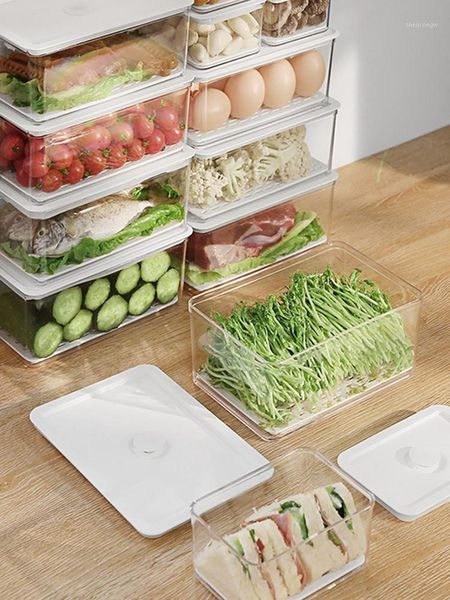 storage bottles & jars refrigerator box transparent durable silicone food organizer container case sealed boxes kitchen accessorie
storage bottles & jars refrigerator box transparent durable silicone food organizer container case sealed boxes kitchen accessorie