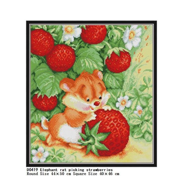 diamond painting natural animal 5d elephant rat picking strawberries cross stitch mosaic picture of rhinestones
diamond painting natural animal 5d elephant rat picking strawberries cross stitch mosaic picture of rhinestones