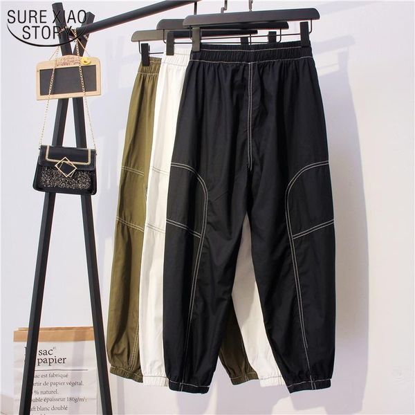 women's pants & capris women loose capri long solid elastic waist beam feet baggy for cotton casual high cargo 10654, Black;white
women's pants & capris women loose capri long solid elastic waist beam feet baggy for cotton casual high cargo 10654, Black;white