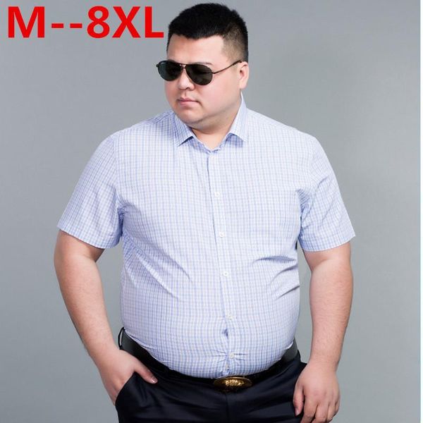 8xl 6xl 5xl 100% cotton mens dress short sleeve shirts casual loose fit plaid men brand clothing chemise homme men's, White;black
8xl 6xl 5xl 100% cotton mens dress short sleeve shirts casual loose fit plaid men brand clothing chemise homme men's, White;black