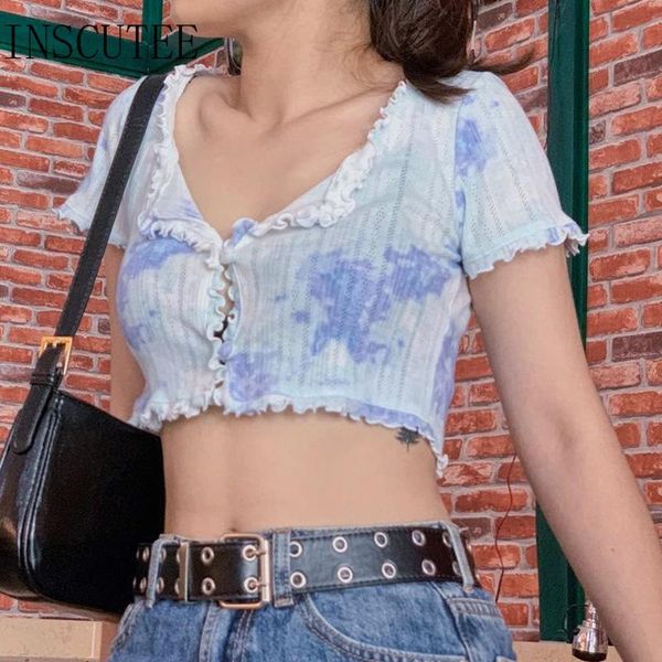 inscutee aesthestic kawaii t-shirt women streewear summer tie-dye crop harajuku fairy cottagecore y2k indie clothes women's, White
inscutee aesthestic kawaii t-shirt women streewear summer tie-dye crop harajuku fairy cottagecore y2k indie clothes women's, White