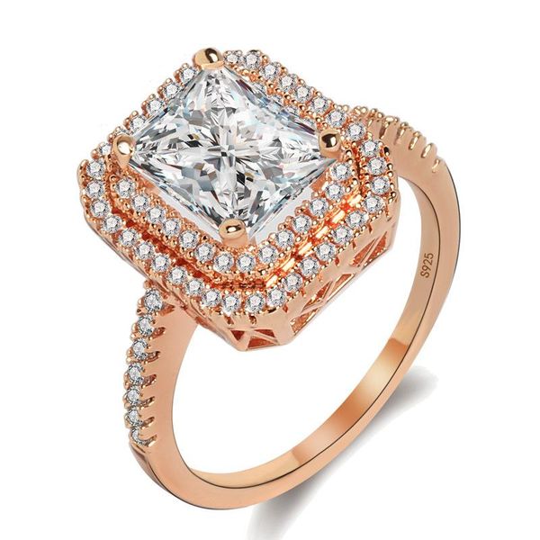 wedding rings geometric rectangle rose gold ring for women micro-inlaid simulation fashion jewelry engagement love gift, Slivery;golden
wedding rings geometric rectangle rose gold ring for women micro-inlaid simulation fashion jewelry engagement love gift, Slivery;golden